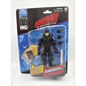 Hasbro‎ Marvel Legends Daredevil Black Suit Vigilante 6" Action Figure NIB